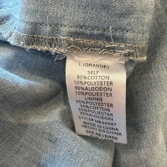 Women's Light Blue Denim jumper overalls - Picture 7 of 7